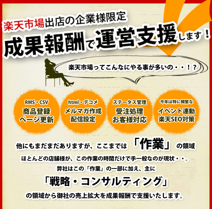 �y�V�s��̃l�b�g�V���b�v�^�c��s�𐬉ʕ�V�ōs���܂��B�d�v�Ȃ̂͏��i�o�^�E�����}�K�쐬�E�󒍏����E�y�VSEO�΍����̍�Ƃ����ł͂���܂���B